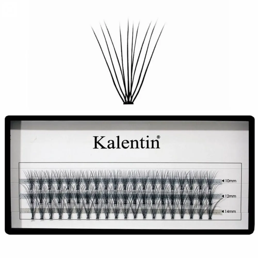 Kalentin Extensiones De Pestañas En Mechones 0,10 8mm